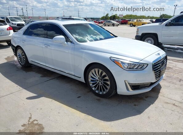 KMHG34JAXHU023421 2017 GENESIS G90 Белый Передняя правая четверть