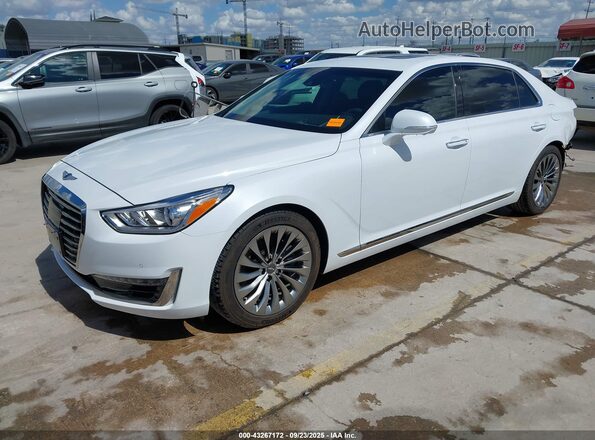 KMHG34JAXHU023421 2017 GENESIS G90 Белый Передняя левая четверть