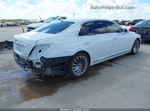 KMHG34JAXHU023421 2017 GENESIS G90 Белый Задняя правая четверть