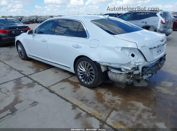 KMHG34JAXHU023421 2017 GENESIS G90 Белый Задняя левая четверть