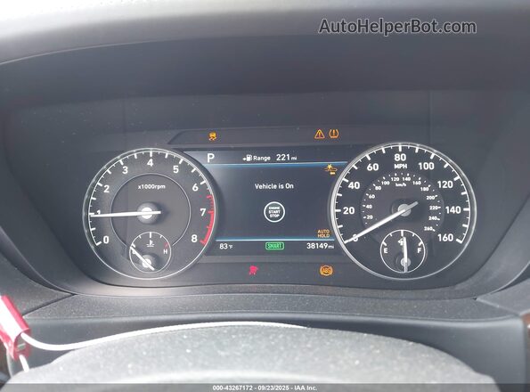 KMHG34JAXHU023421 2017 GENESIS G90 Белый Вид задних сидений