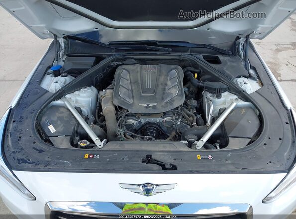 KMHG34JAXHU023421 2017 GENESIS G90 Белый Вид сзади