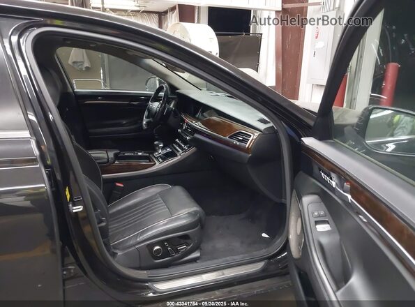 KMHG54JH4JU048005 2018 GENESIS G90 Черный Вид салона спереди
