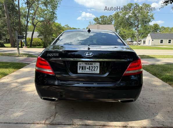 KMHGH4JH9GU105752 2016 HYUNDAI EQUUS Black Вид наклейки з VIN-кодом
