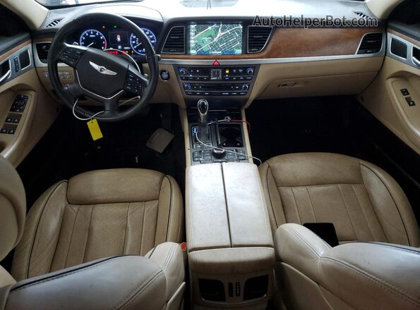 KMHGN4JE3GU113456 2016 HYUNDAI GENESIS Black Vista del salpicadero
