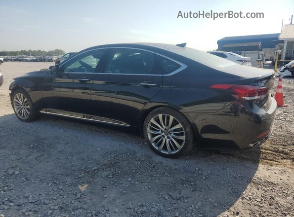 KMHGN4JF4JU248557 2018 GENESIS G80 Black Rear left