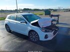2018 Hyundai Elantra Gt   White vin: KMHH35LE0JU016526