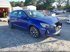 2019 Hyundai Elantra Gt   Blue vin: KMHH35LE1KU099076