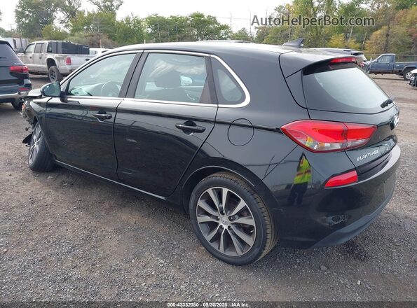 KMHH35LE8JU013793 2018 HYUNDAI ELANTRA GT Черный Задняя левая четверть