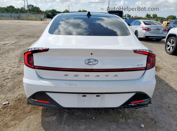 KMHL44J20NA223256 2022 HYUNDAI SONATA White Հետևի տեսք