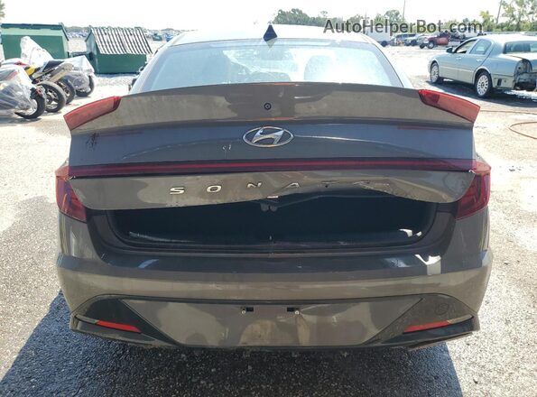 KMHL64JA4MA144379 2021 HYUNDAI SONATA Gray Widok z tyłu