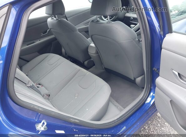 KMHLM4AG5MU066994 2021 HYUNDAI ELANTRA Blue Widok naklejki z numerem VIN