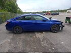 2021 Hyundai Elantra Sel Blue vin: KMHLM4AG5MU066994