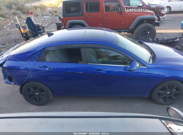 KMHLP4AG6MU114302 2021 HYUNDAI ELANTRA Blue Vista interior de 360 grados