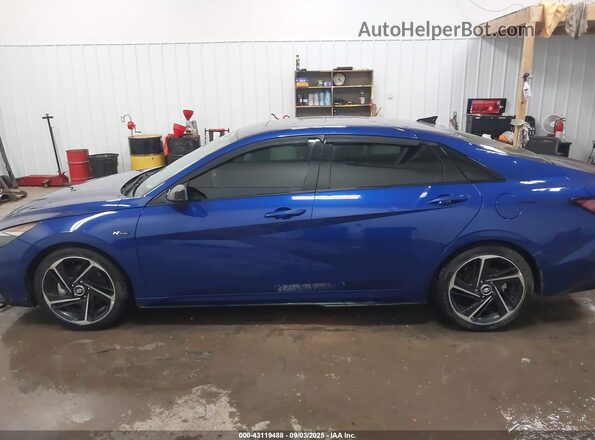 KMHLR4AF5MU170314 2021 HYUNDAI ELANTRA Blue სალონის 360-გრადუსიანი ხედი