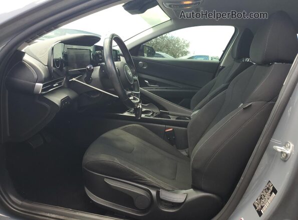 KMHLS4AG4MU095229 2021 HYUNDAI ELANTRA Gray წინა სალონის ხედი