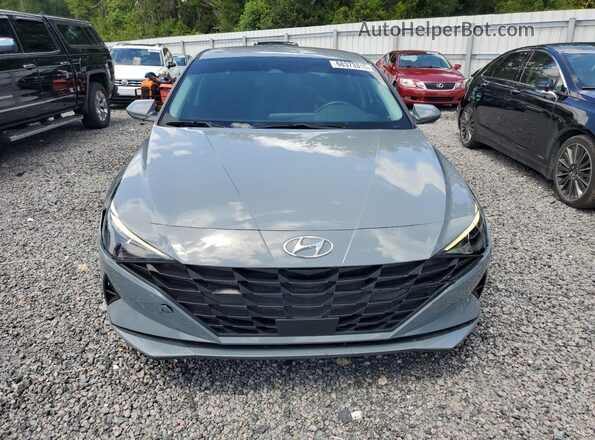 KMHLS4AG4MU095229 2021 HYUNDAI ELANTRA Gray წინა ხედი