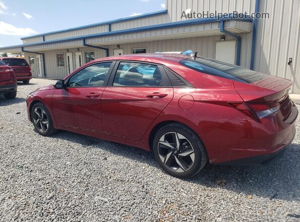 KMHLS4AG7PU610843 2023 HYUNDAI ELANTRA Red Tył lewy