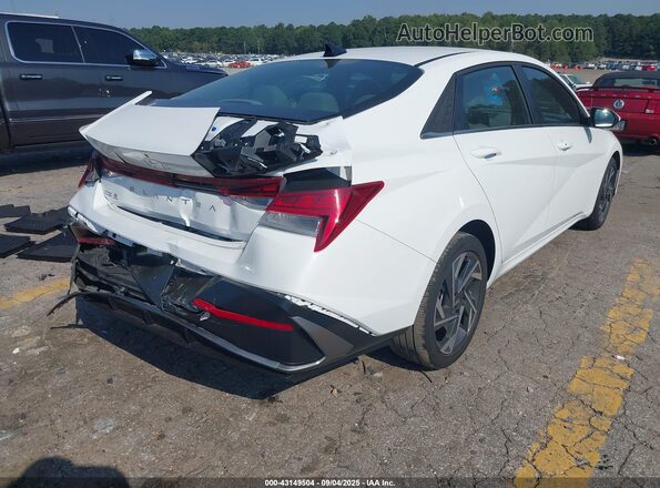 KMHLS4DG2SU945576 2025 HYUNDAI ELANTRA White Rear right