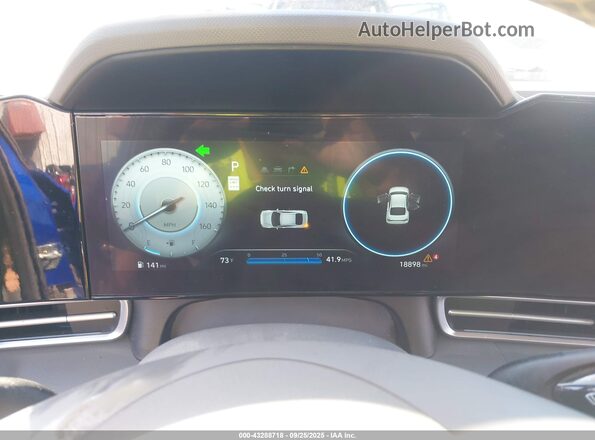 KMHLS4DG4RU704323 2024 HYUNDAI ELANTRA Синий Вид задних сидений