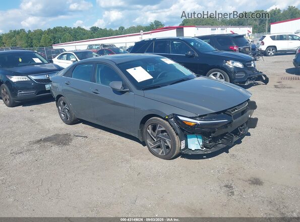 KMHLS4DG5SU983125 2025 HYUNDAI ELANTRA Gray Передня права чверть