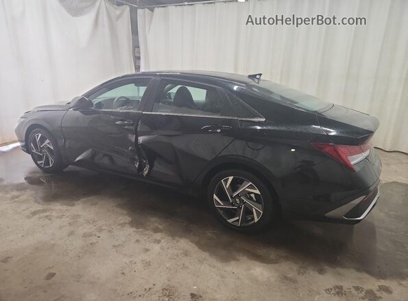 KMHLS4DG8SU950698 2025 HYUNDAI ELANTRA Black Trasero izquierdo
