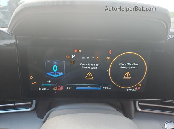 KMHLS4DG8SU950698 2025 HYUNDAI ELANTRA Black Vista del cuadro de instrumentos