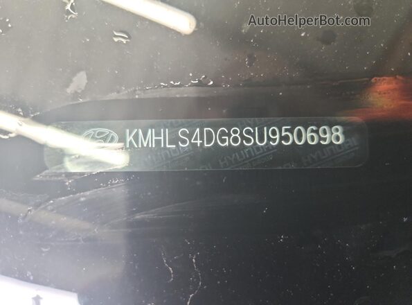 KMHLS4DG8SU950698 2025 HYUNDAI ELANTRA Black Vista del compartimento del motor