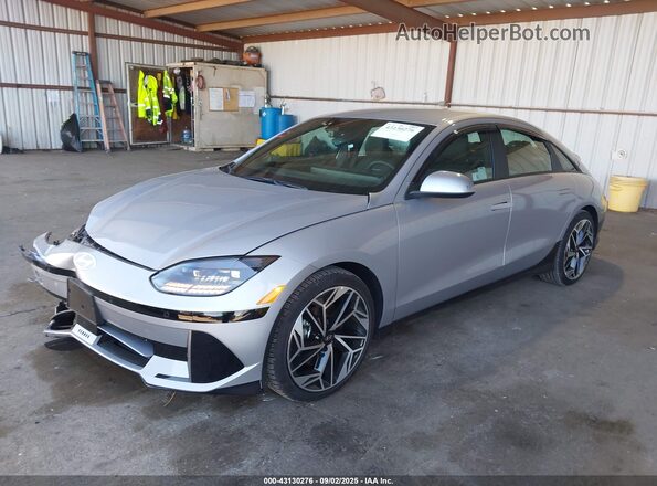 KMHM34AA4SA090947 2025 HYUNDAI IONIQ 6 Серебряный Передняя левая четверть