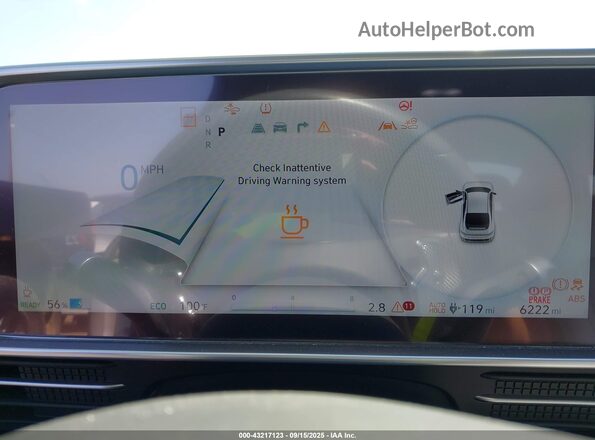 KMHM34AA7RA057399 2024 HYUNDAI IONIQ 6 Silver Vista de los asientos traseros
