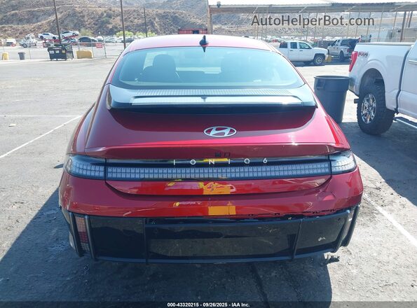 KMHM34AAXSA085994 2025 HYUNDAI IONIQ 6 Red 