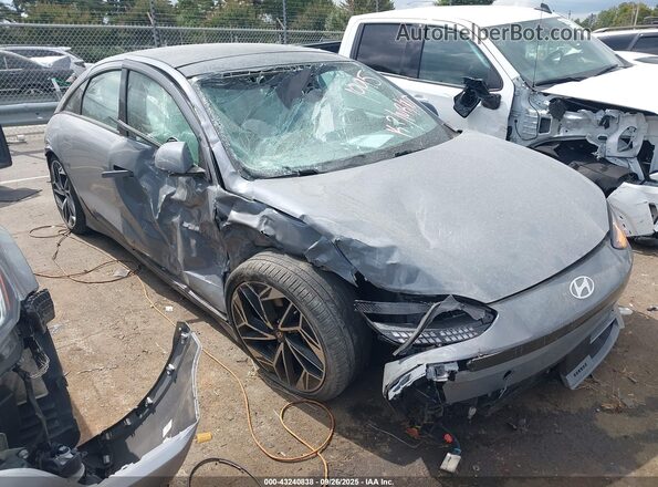 KMHM54AA9PA021995 2023 HYUNDAI IONIQ 6 Gray Przód prawy