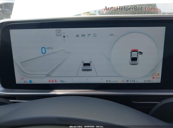KMHM54AC3RA064233 2024 HYUNDAI IONIQ 6 Белый Вид задних сидений