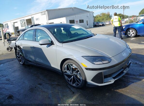 KMHM54AC5PA047303 2023 HYUNDAI IONIQ 6 Серый Вид задней части салона