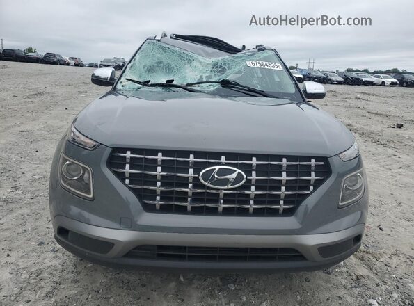 KMHRC8A31NU138003 2022 HYUNDAI VENUE Gray Vista frontal