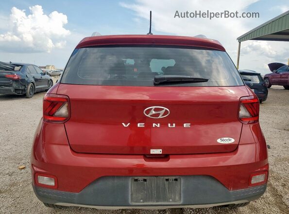 KMHRC8A32RU306088 2024 HYUNDAI VENUE Red Вид ззаду