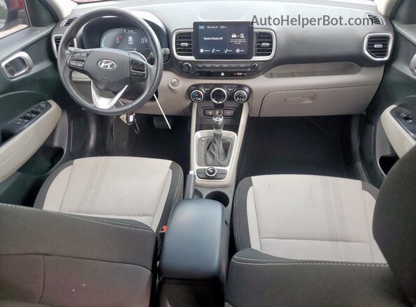 KMHRC8A32RU306088 2024 HYUNDAI VENUE Red Вид панелі приладів