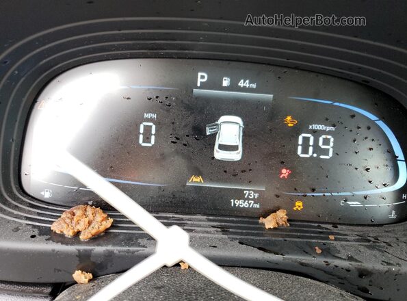 KMHRC8A34RU309462 2024 HYUNDAI VENUE Серебряный Вид щитка приборов
