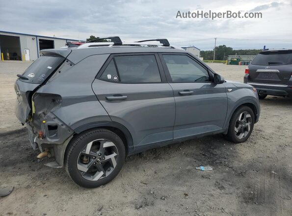 KMHRC8A35MU100479 2021 HYUNDAI VENUE Серый Задняя правая четверть