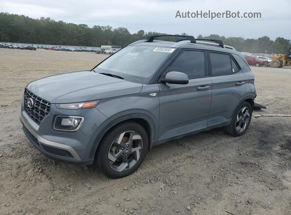 KMHRC8A35MU100479 2021 HYUNDAI VENUE Серый Передняя левая четверть