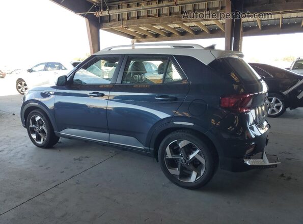 KMHRC8A37NU182913 2022 HYUNDAI VENUE Синий Задняя левая четверть