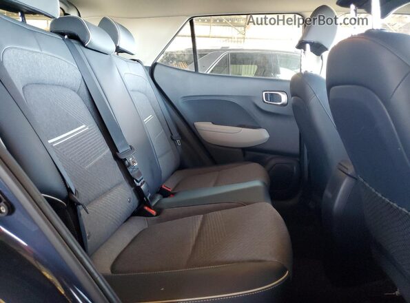 KMHRC8A37NU182913 2022 HYUNDAI VENUE Синий Вид задних сидений