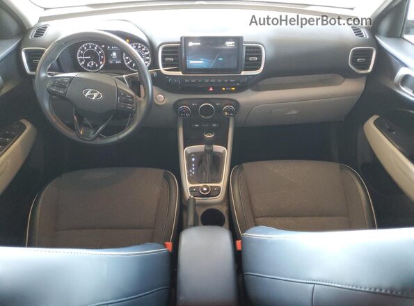 KMHRC8A37NU182913 2022 HYUNDAI VENUE Синий Вид панели приборов