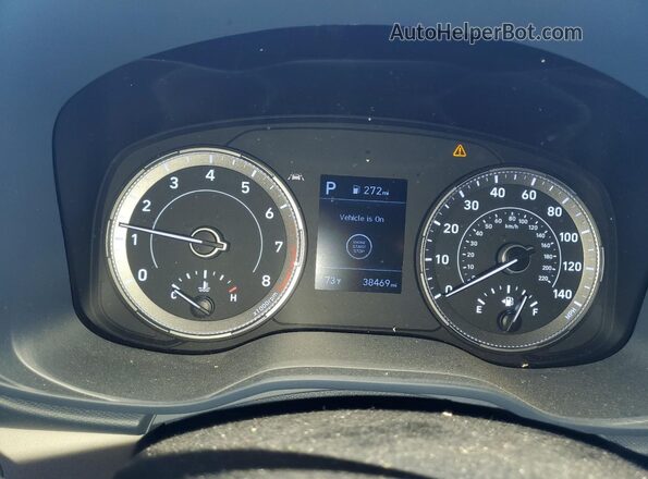 KMHRC8A37NU182913 2022 HYUNDAI VENUE Синий Вид щитка приборов