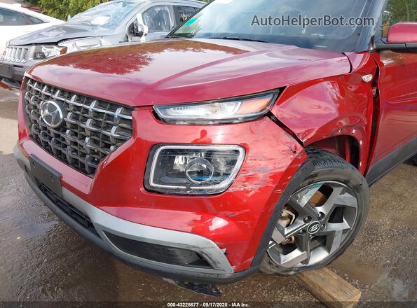 KMHRC8A38RU300294 2024 HYUNDAI VENUE Red Widok z przodu