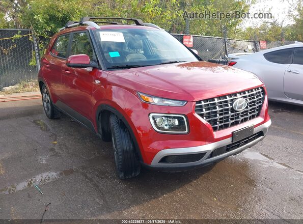 KMHRC8A38RU300294 2024 HYUNDAI VENUE Red Przód prawy
