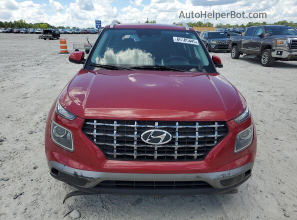 KMHRC8A39PU241379 2023 HYUNDAI VENUE Red Widok z przodu