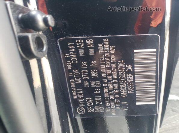 KMHRC8A3XSU347364 2025 HYUNDAI VENUE Black Շարժիչի բաժամունքի տեսք