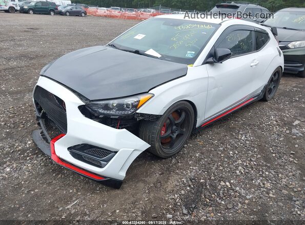 KMHT36AH4LU003746 2020 HYUNDAI VELOSTER N White Vista tres cuartos delantera izquierda