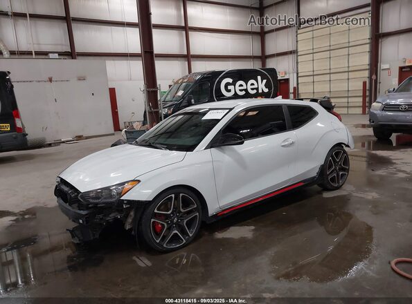 KMHT36AH5LU005666 2020 HYUNDAI VELOSTER N White Передня ліва чверть